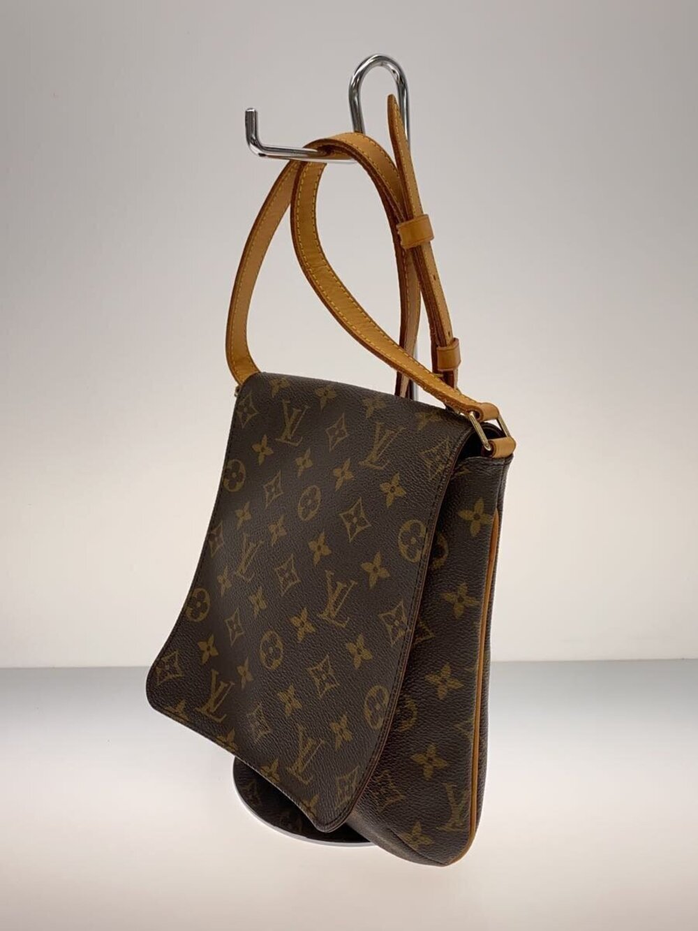Louis Vuitton Canvas Monogram Musette Salsa Shoulder Short Brown Bag Brown